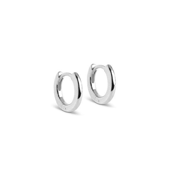 Chunky hoops fra Enamel Copenhagen i sølv, 8 mm